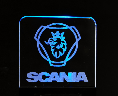 Acrylglas Scania + Beleuchtung No. 01